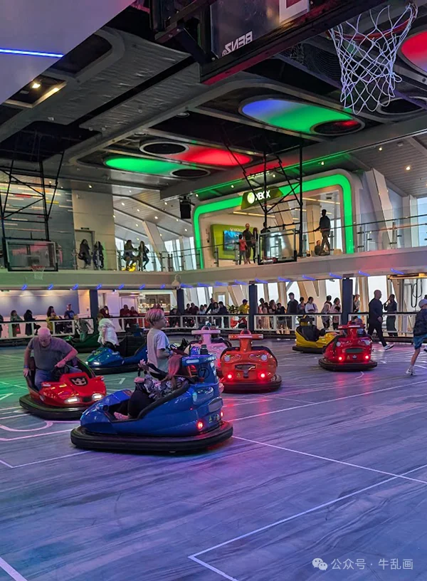 Bumper cars in the SeaPlex